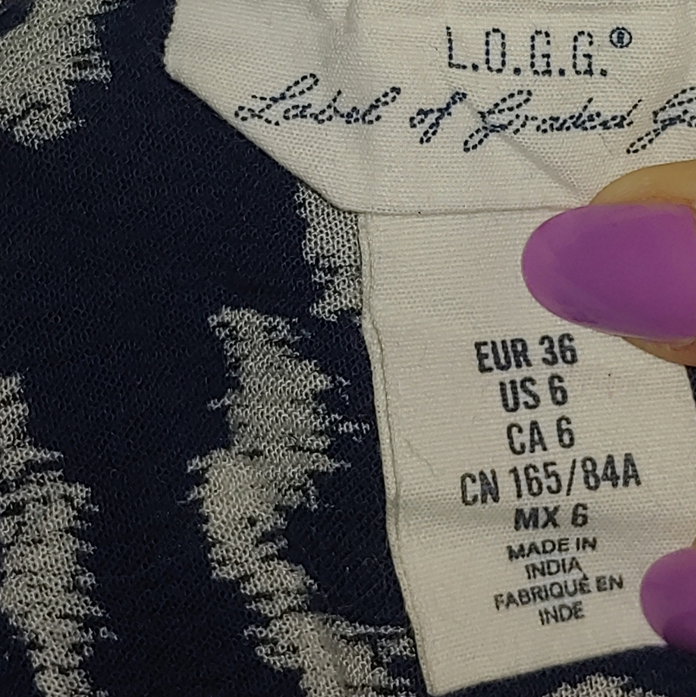 Logg HM Abstract Pattern Button Down - Picture 5 of 5